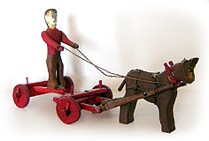Ellison Eagles Man on wagon