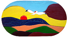 Gilbert Desrochers Relief Carving