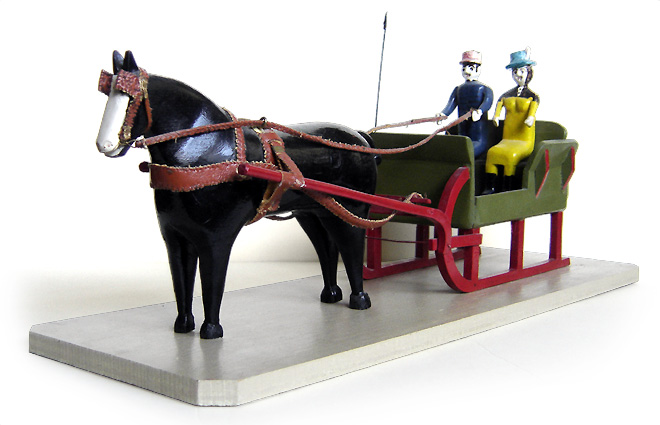 Jules Fontaine Horse and Sleigh